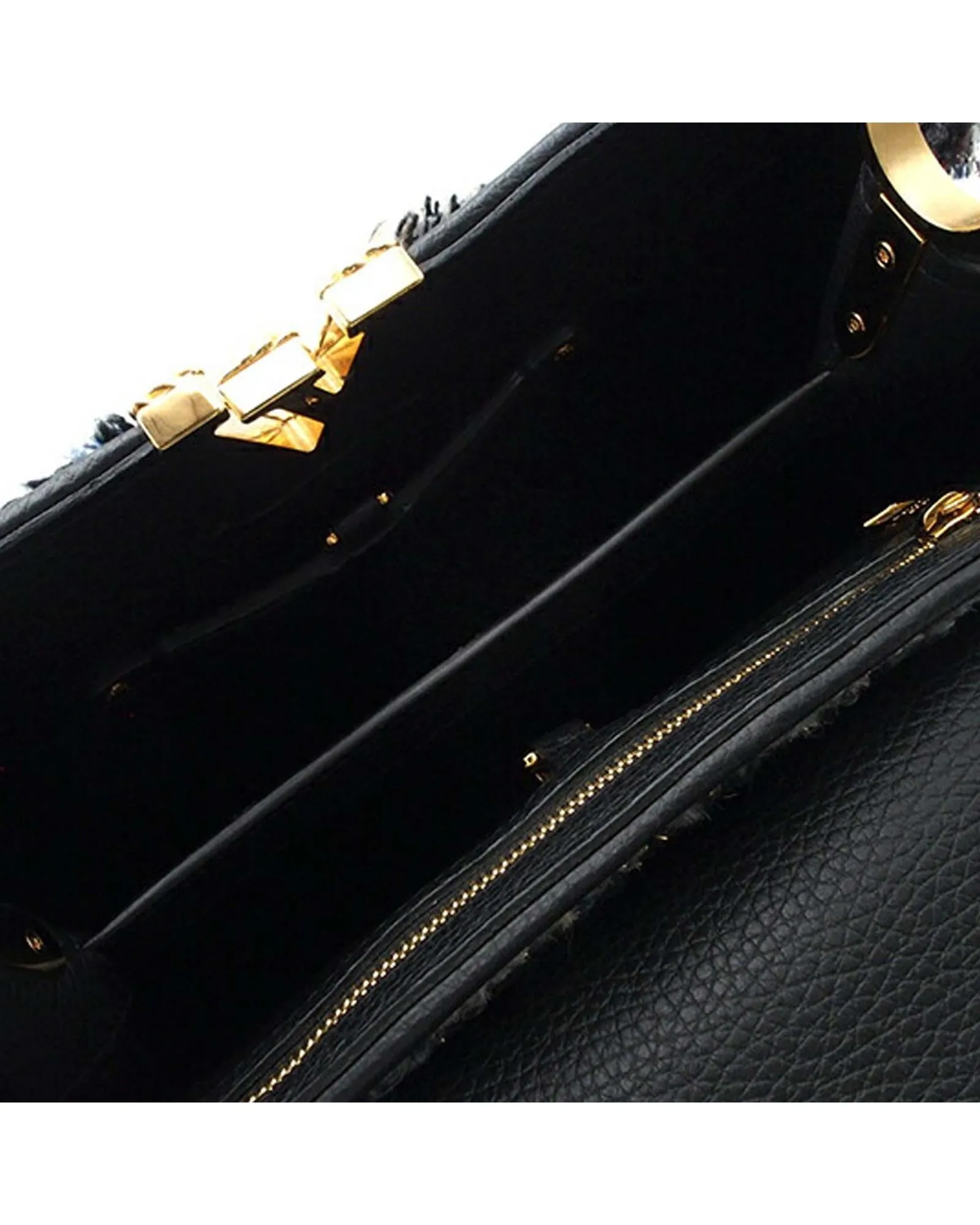 Capucines Mini Tweed Handbag