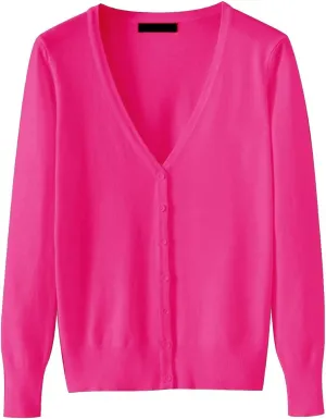 Cardigans for Women Loose Color Long Sleeve Sweater Jacket Top Design Short Ladies Women Cardigan Sweater Autumn