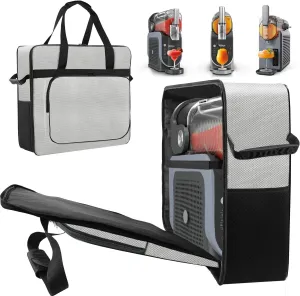 Carrying Bag for Ninja SLUSHi machine FS301, Portable Outdoor Slushie Machine Travel Carrier Case with Front-Opening Design and Large Accessory Pocket