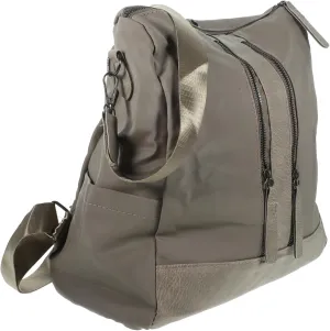 Casual Multi Function Nylon Backpack with Theft Design Lightweight School Shoulder Bag with Headphone Jack Straps