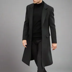 Casual Winter Long Wool Coat
