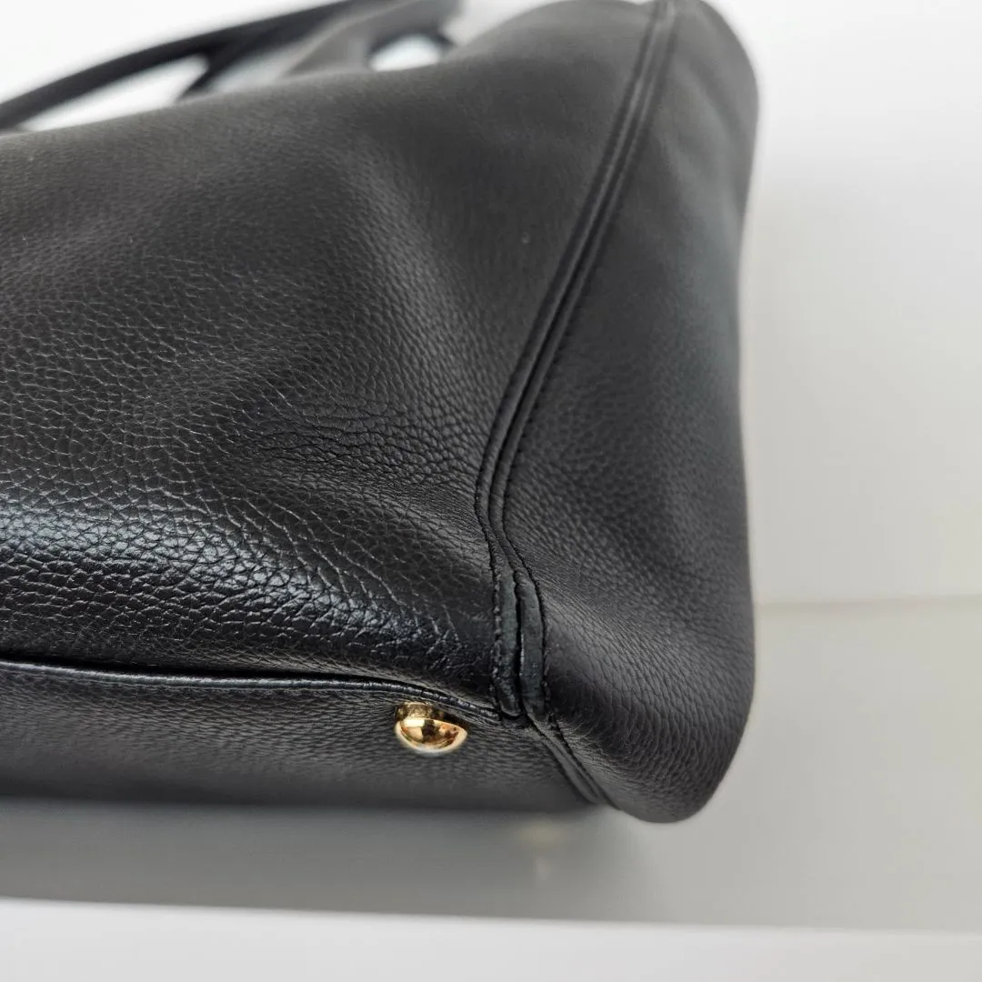 Chanel black executive small bag