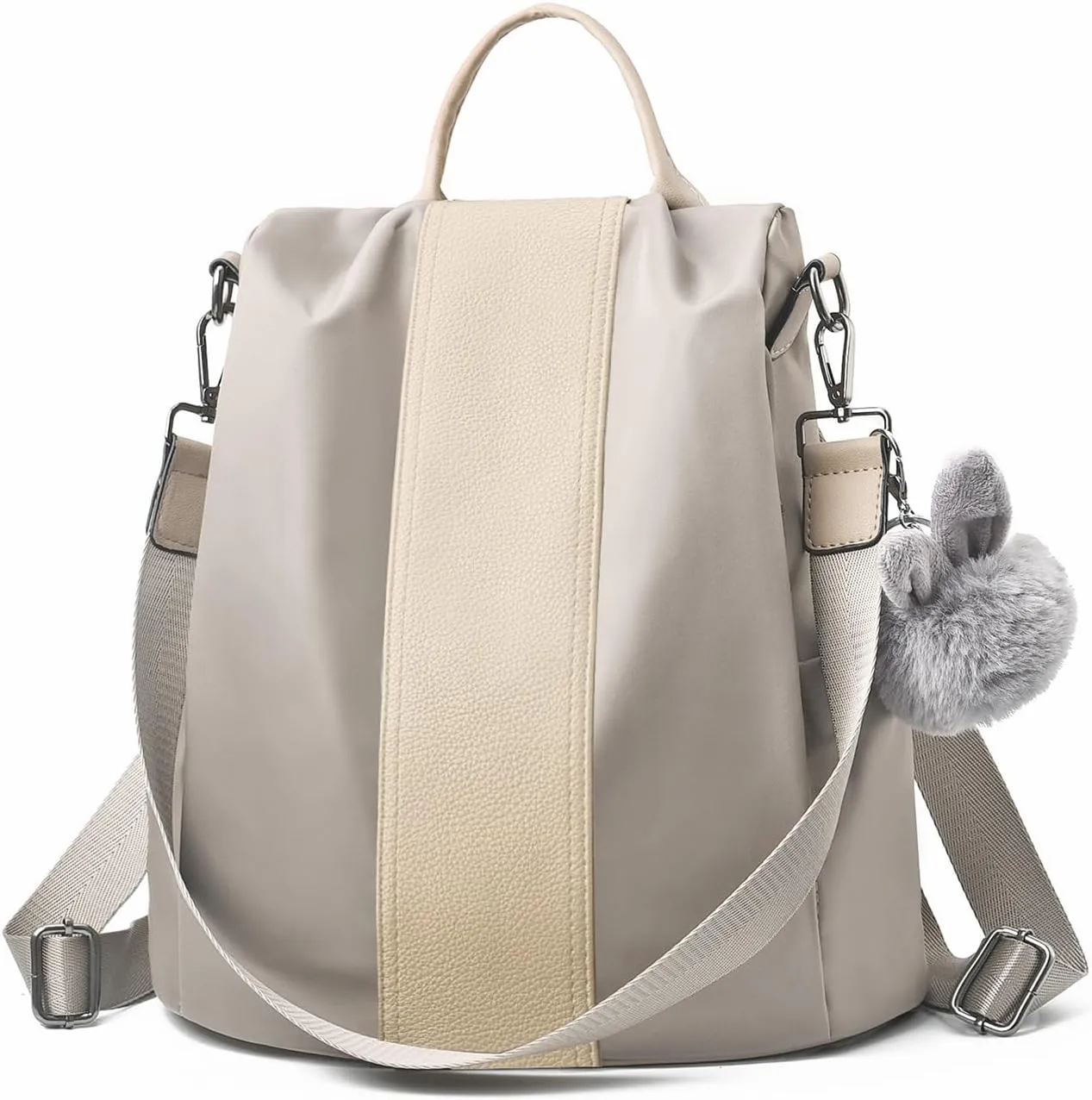 CHARMORE Women Backpack Purse Waterproof Nylon Anti-theft Rucksack Shoulder Bags