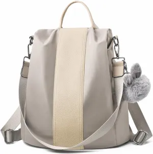 CHARMORE Women Backpack Purse Waterproof Nylon Anti-theft Rucksack Shoulder Bags