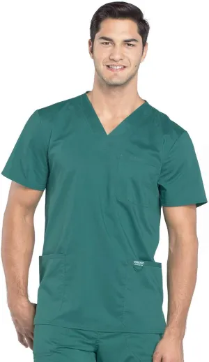 Cherokee V- Neck Men's Scrubs Top with Pockets WW670