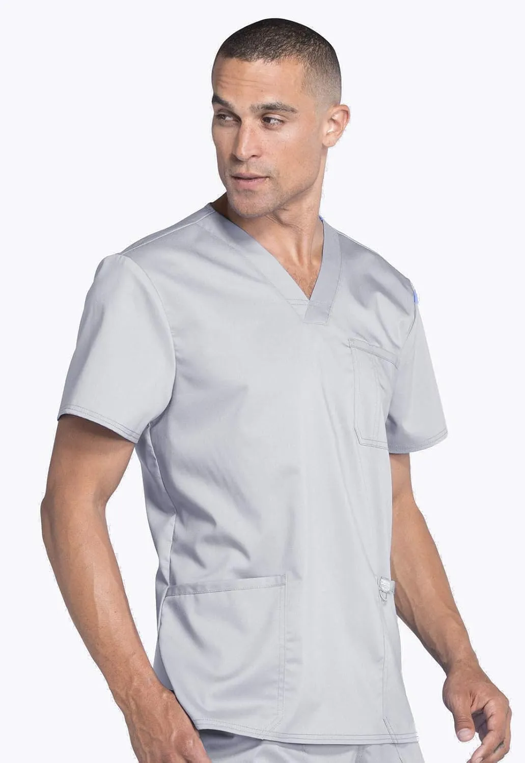 Cherokee V- Neck Men's Scrubs Top with Pockets WW670
