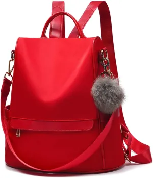 CHERUTY Women Backpack Purse Nylon Anti-theft Fashion Casual Lightweight Travel Shoulder Bag