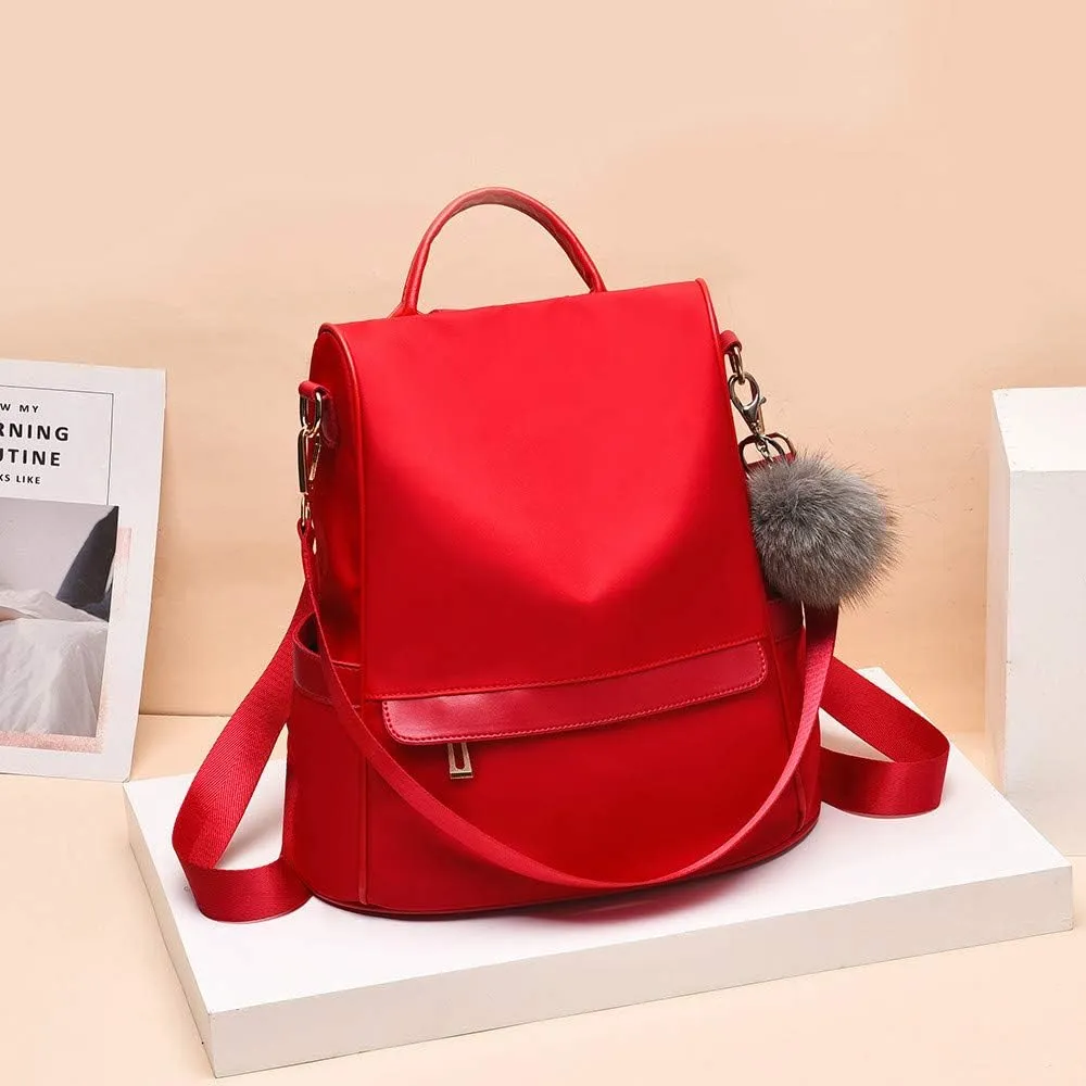 CHERUTY Women Backpack Purse Nylon Anti-theft Fashion Casual Lightweight Travel Shoulder Bag