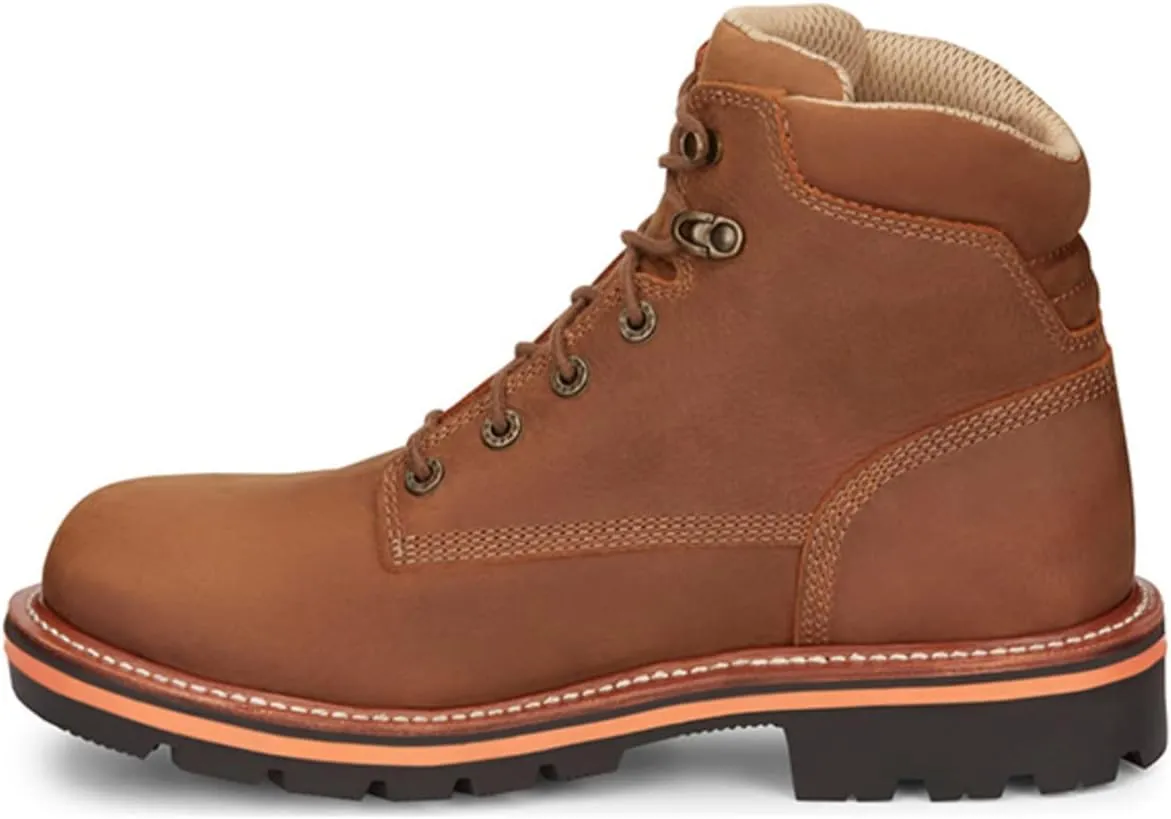 Chippewa Men's Thunderstruck 6" Lace-Up Waterproof Work Boot Round Toe - Th1010