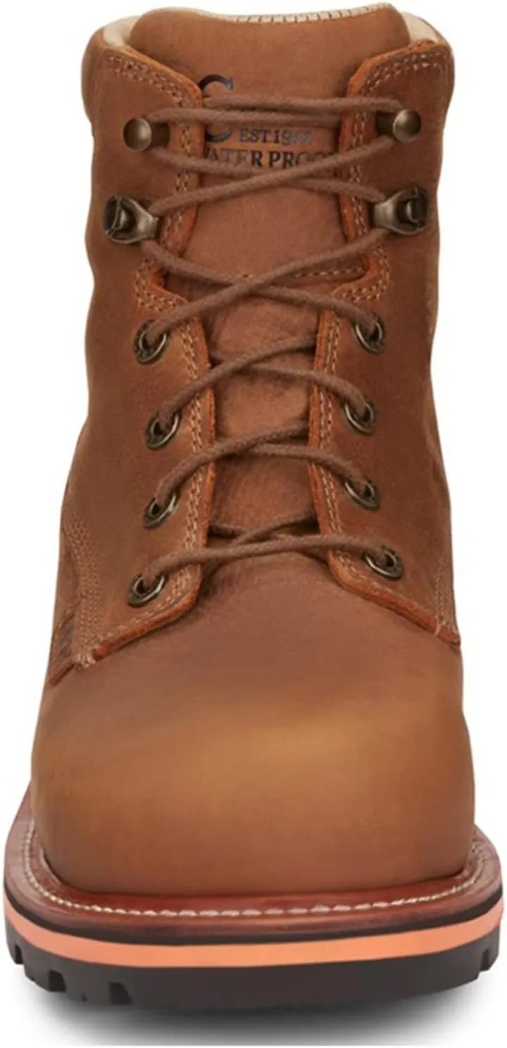 Chippewa Men's Thunderstruck 6" Lace-Up Waterproof Work Boot Round Toe - Th1010