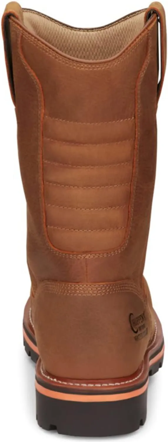 Chippewa Men's Thunderstruck Blonde Pull On Waterproof Soft Work Boot Round Toe - Th1040