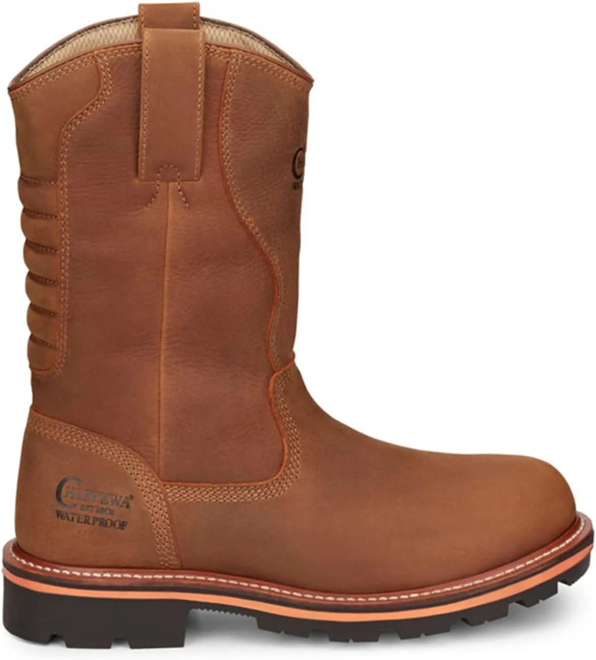 Chippewa Men's Thunderstruck Blonde Pull On Waterproof Soft Work Boot Round Toe - Th1040