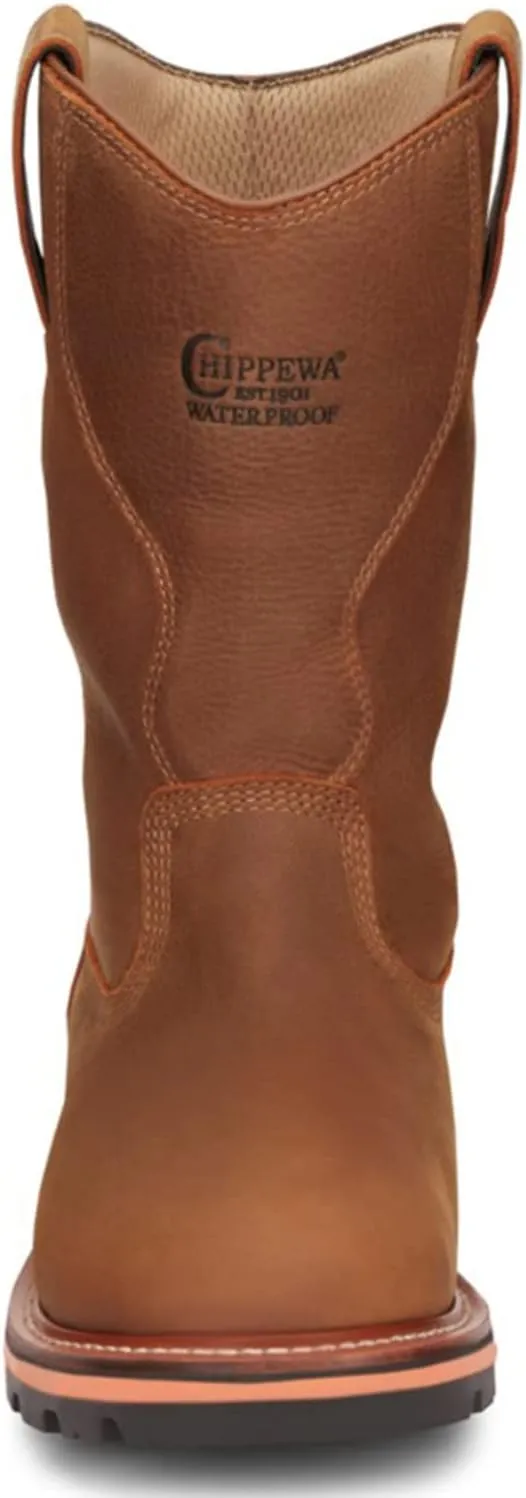 Chippewa Men's Thunderstruck Blonde Pull On Waterproof Soft Work Boot Round Toe - Th1040