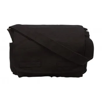 Classic Canvas Messenger Bag – Heavy-Duty Military-Style Shoulder Bag for Daily Use & Travel
