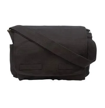 Classic Canvas Messenger Bag – Heavy-Duty Military-Style Shoulder Bag for Daily Use & Travel