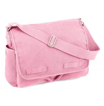 Classic Canvas Messenger Bag – Heavy-Duty Military-Style Shoulder Bag for Daily Use & Travel