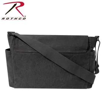 Classic Canvas Messenger Bag – Heavy-Duty Military-Style Shoulder Bag for Daily Use & Travel