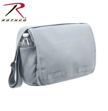 Classic Canvas Messenger Bag – Heavy-Duty Military-Style Shoulder Bag for Daily Use & Travel