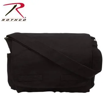Classic Canvas Messenger Bag – Heavy-Duty Military-Style Shoulder Bag for Daily Use & Travel