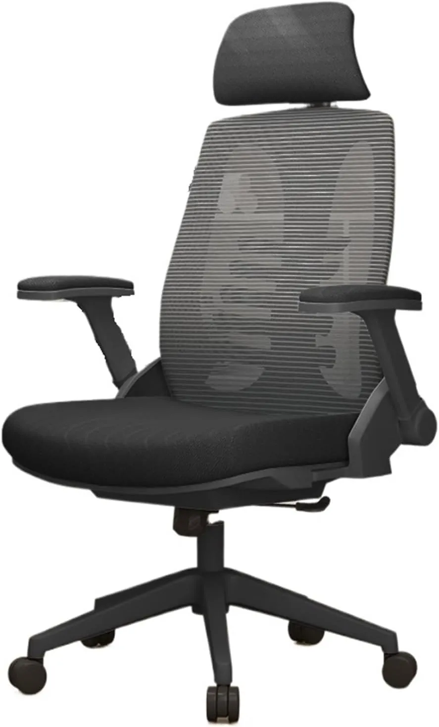 Classic Ergonomic Chair Lumbar Support Office Chair Comfortable Swivel Computer Chair for Home Study Study Writing Seat Desk Task Chair(Black)