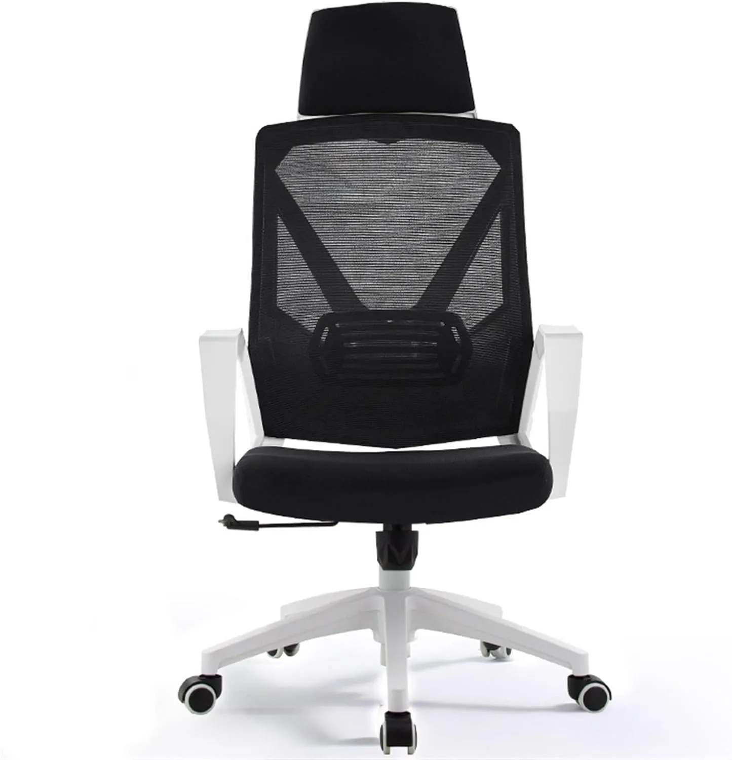 Classic Office Chair Comfortable Home Swivel Chair Conference Mesh High Back Chair with Pillow, Armrests and Wheels, Ergonomic Chair Desk Task Chair(Black)