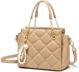 Cnoles Satchel Bag For Women Fashion Leather Handbags and Purses Shoulder Tote Crossbody Top Handle Bags