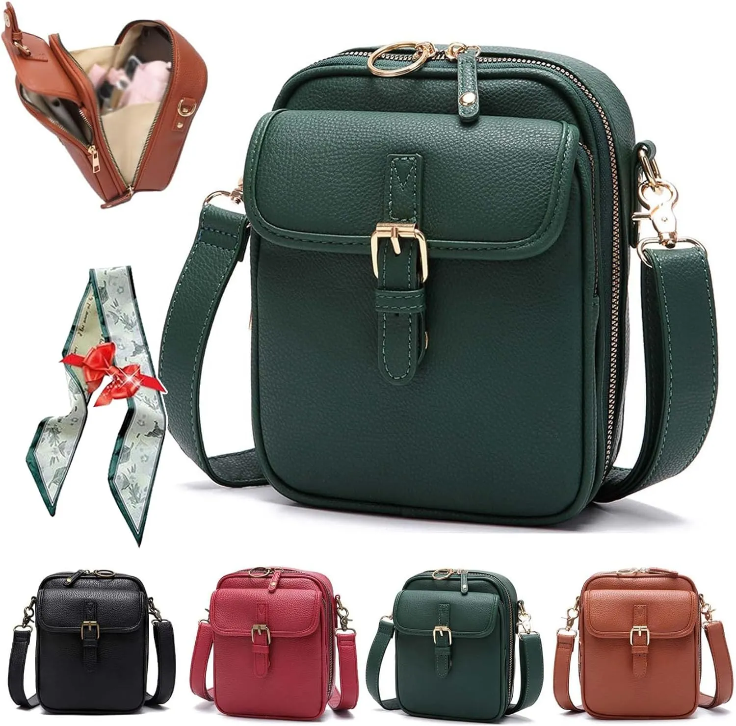 Collaboraten1 Crossbody Leather Bag,Collaborateam Urvashi Collaboration Tojoyride Anti Theft Shoulder Bags