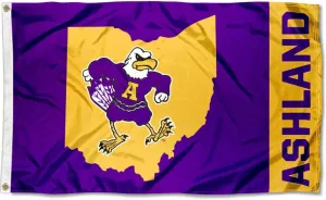 College Flags & Banners Co. Ashland Eagles State of Ohio Grommet Flag