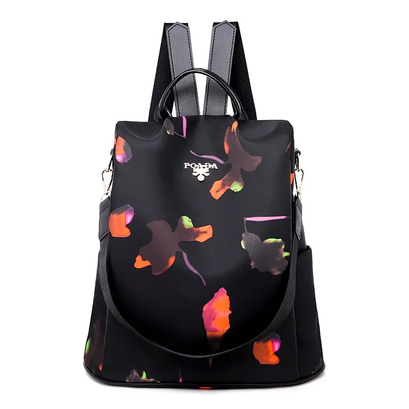Colorful Anti-Theft Backpack