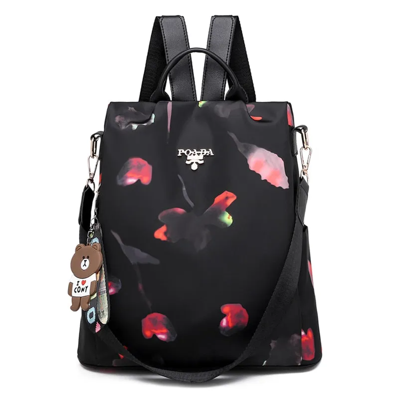 Colorful Anti-Theft Backpack