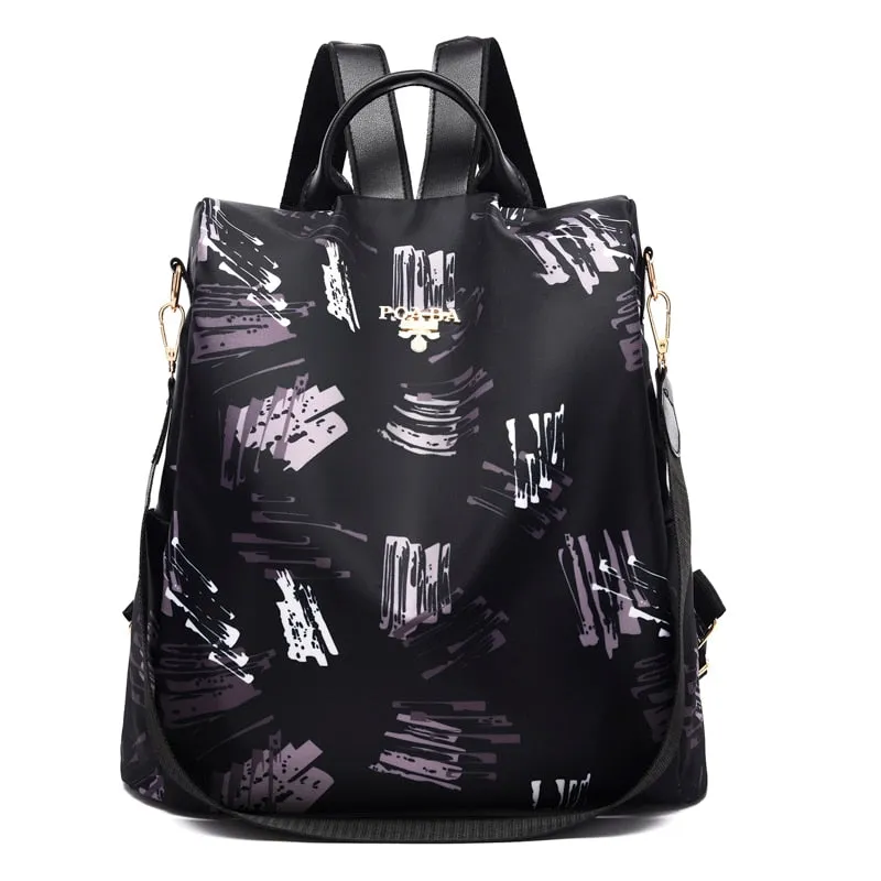 Colorful Anti-Theft Backpack