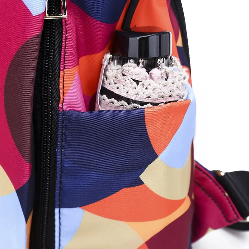Colorful Anti-Theft Backpack