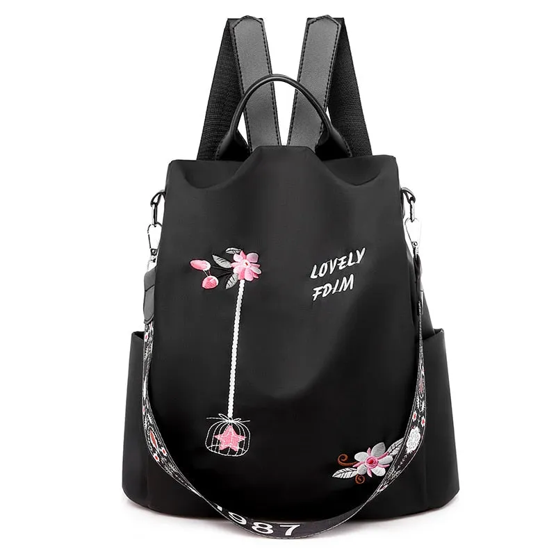 Colorful Anti-Theft Backpack