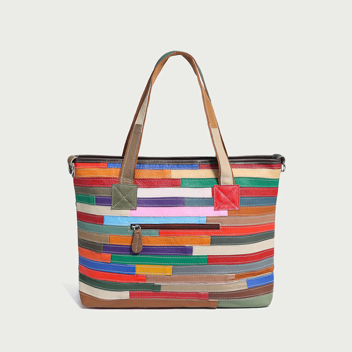 Colorful Hippie Popular choice Tote Leather Bag Reliable delivery