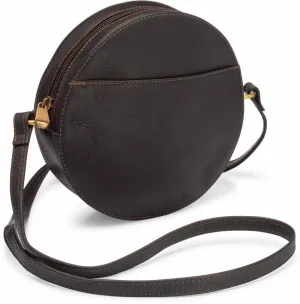 Columbian Leather Canteen Crossbody: Cafe