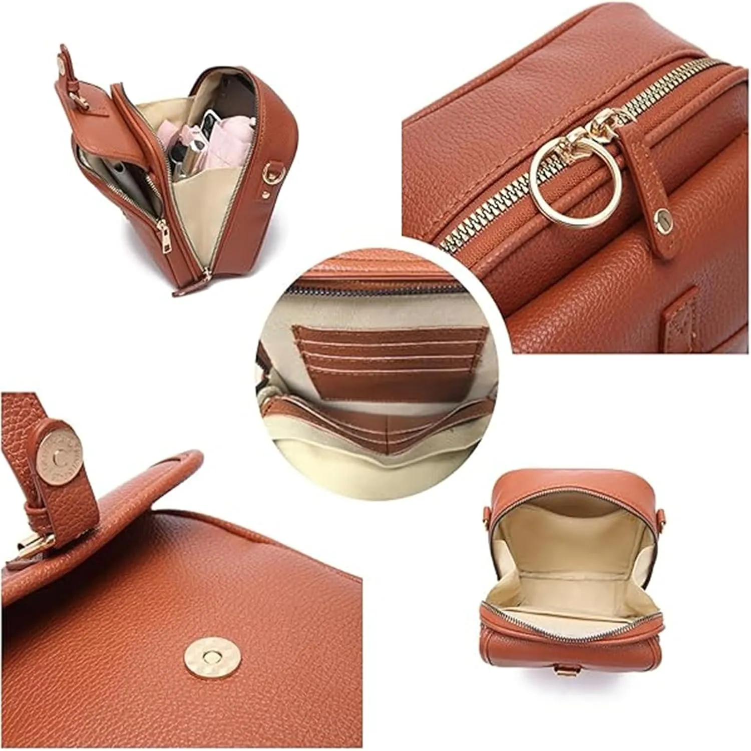 Comebybuy Purse Vintage Mini Messenger Bag, Comebybuy Crossbody Bag, for Women and Men, Perfect for Travel and Daily Use