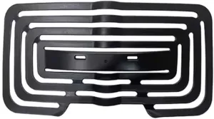 Compatible with Haworth Zody, Very Chair Nylon Plastic Lumbar Support Ring Replacement, Black