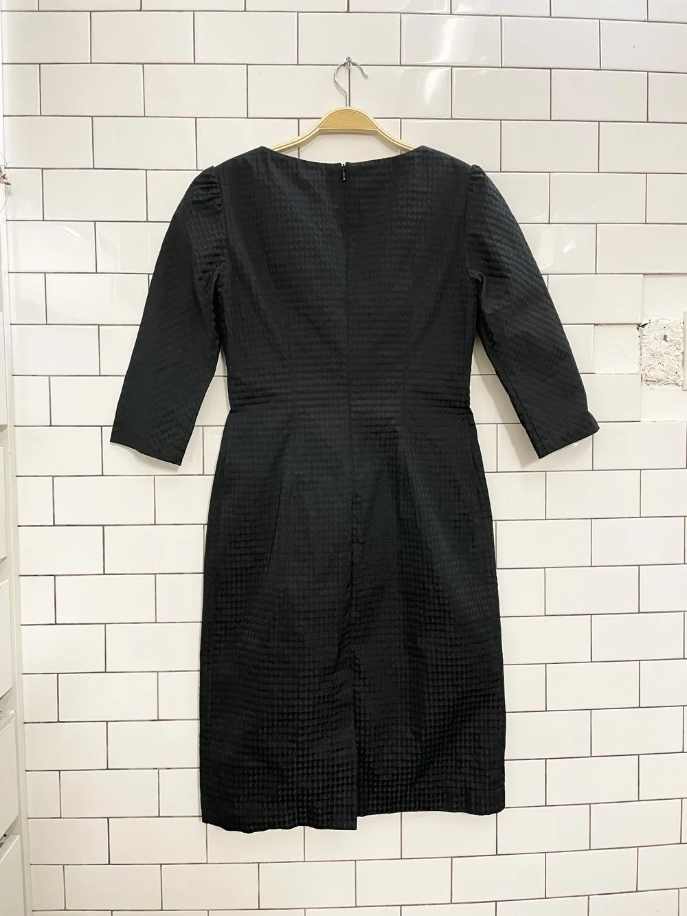 comrags structured textured dress