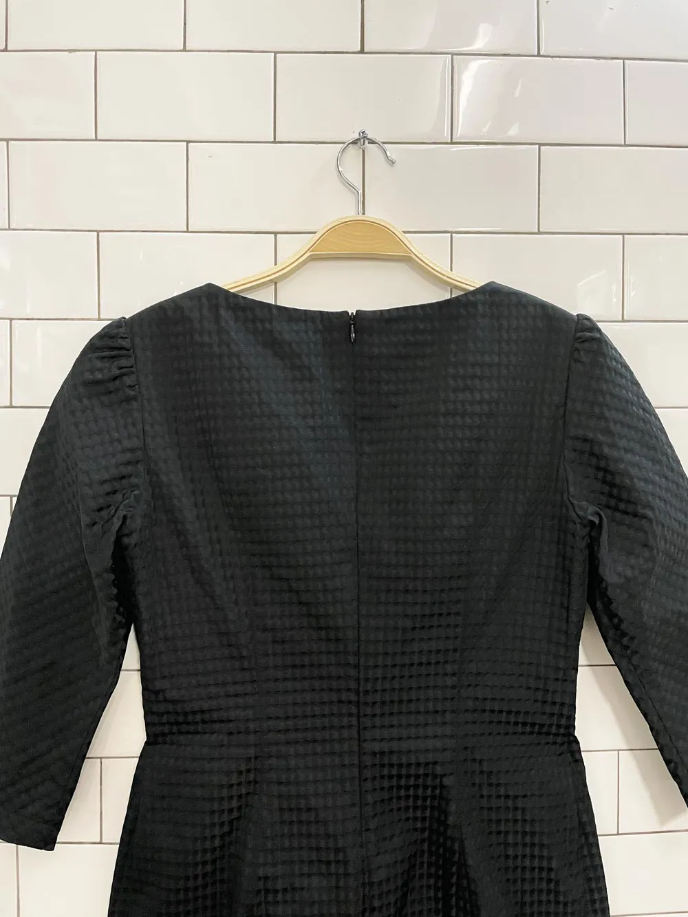 comrags structured textured dress