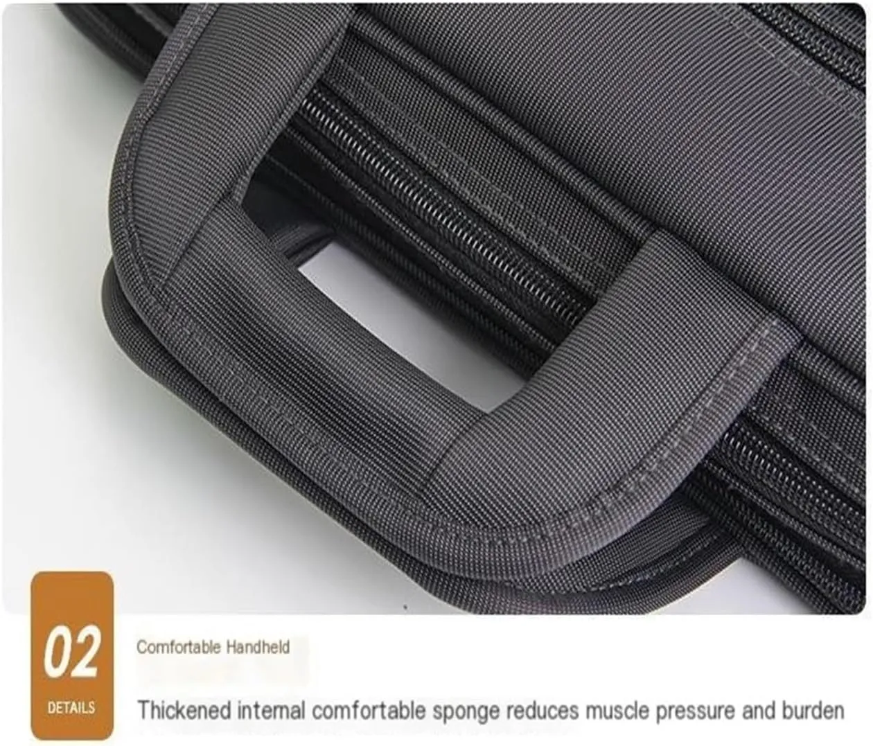 Conference Bag for Men, Crossbody Business Bag 14 Inch Laptop, Casual Shoulder Bag, Oxford Anti-Splash Briefcase