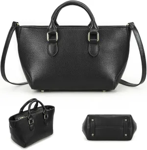 Contacts Full Grain Leather Crossbody Bag Womens Small Tote Bag Shoulder Bag Travel Satchel Work Handbag