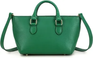 Contacts Full Grain Leather Crossbody Bag Womens Small Tote Bag Shoulder Bag Travel Satchel Work Handbag