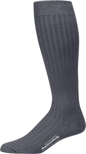 Cotton Dress Socks for Men – Knee High Men's Executive Socks – Classic Over the Calf Dress Socks by Boardroom Socks