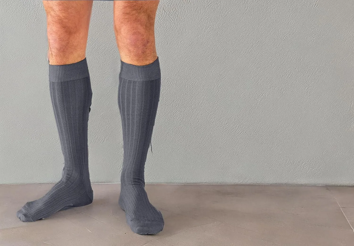Cotton Dress Socks for Men – Knee High Men's Executive Socks – Classic Over the Calf Dress Socks by Boardroom Socks