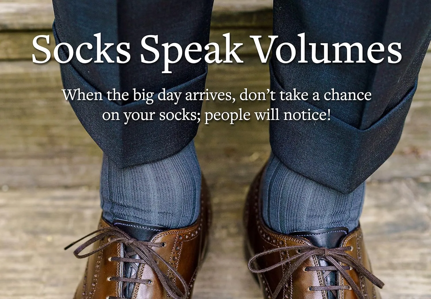 Cotton Dress Socks for Men – Knee High Men's Executive Socks – Classic Over the Calf Dress Socks by Boardroom Socks