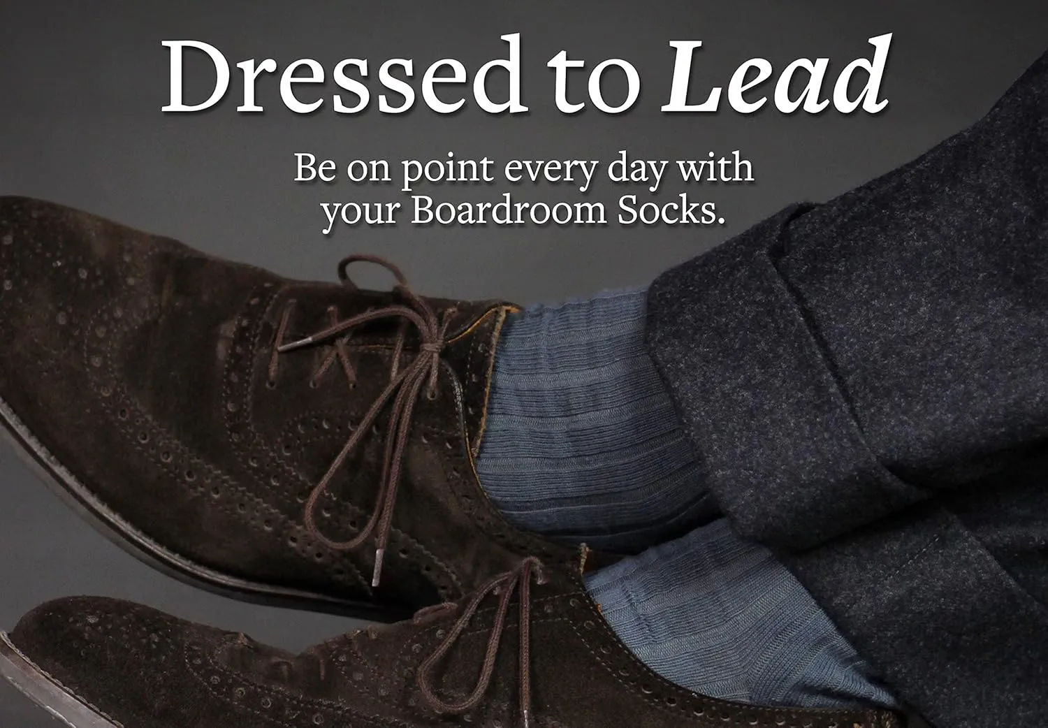 Cotton Dress Socks for Men – Knee High Men's Executive Socks – Classic Over the Calf Dress Socks by Boardroom Socks