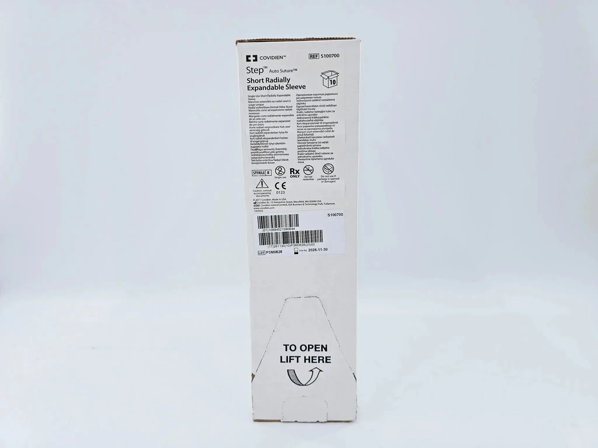 Covidien S100700 Step Auto Suture Short Radially Expandable Sleeve Box Of 10