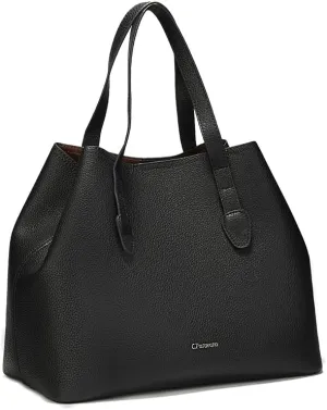 C.Paravano Large Capacity Tote Handbag | Full Grain Leather Tote Bag | Hobo Bag | Women's Top Handle Tote | Travel Work Tote