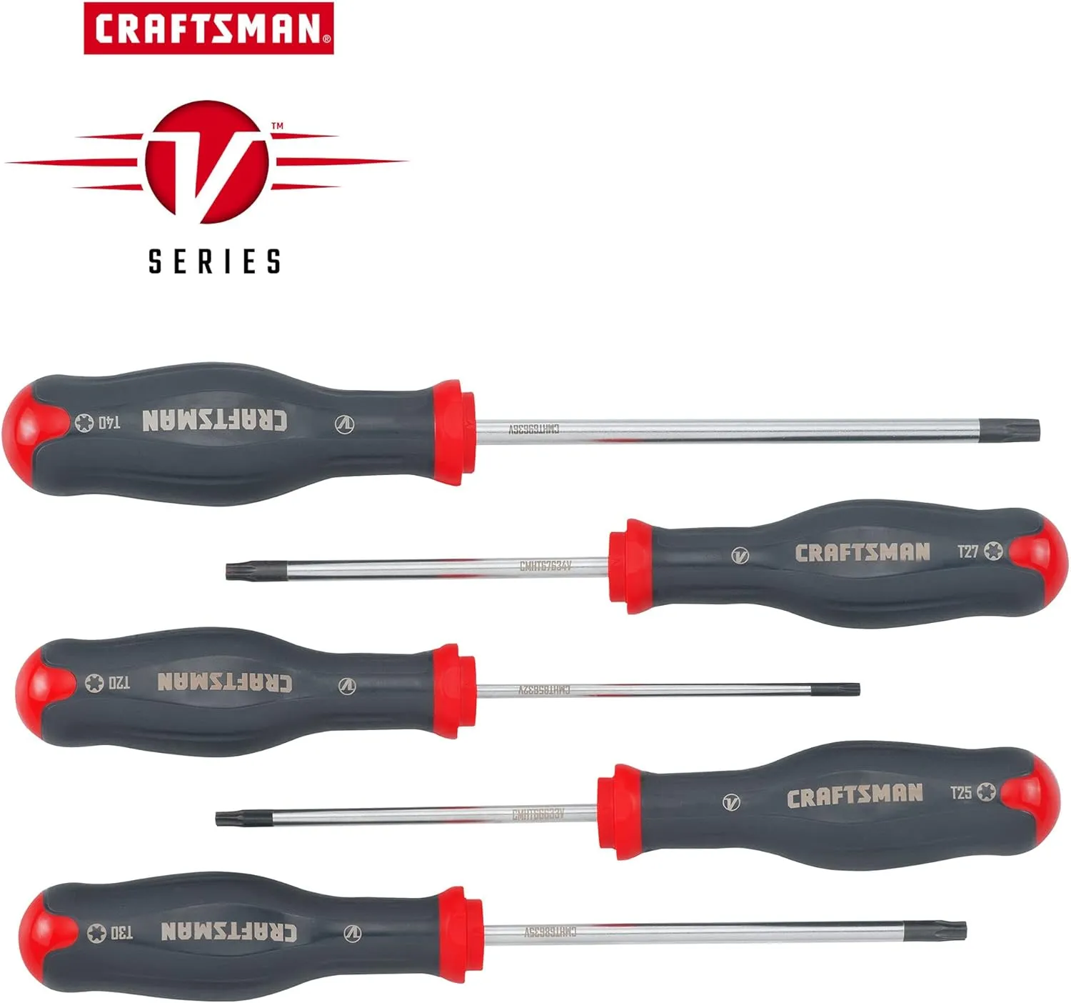 CRAFTSMAN V-SERIES Torx Screwdriver, 5 Piece (CMHT65630V)
