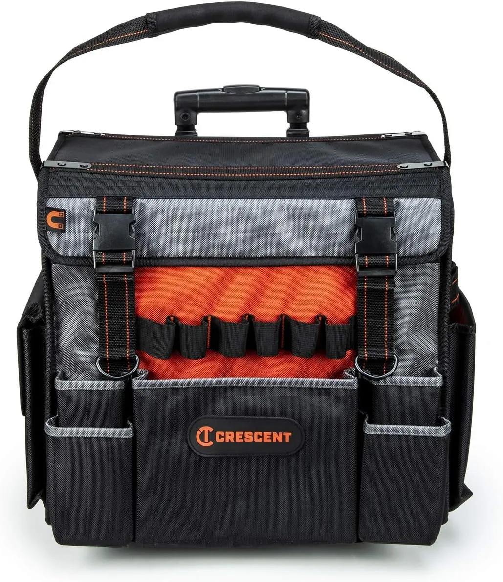 Crescent 18" Tradesman Rolling Tool Bag - CTBR1850 , Orange